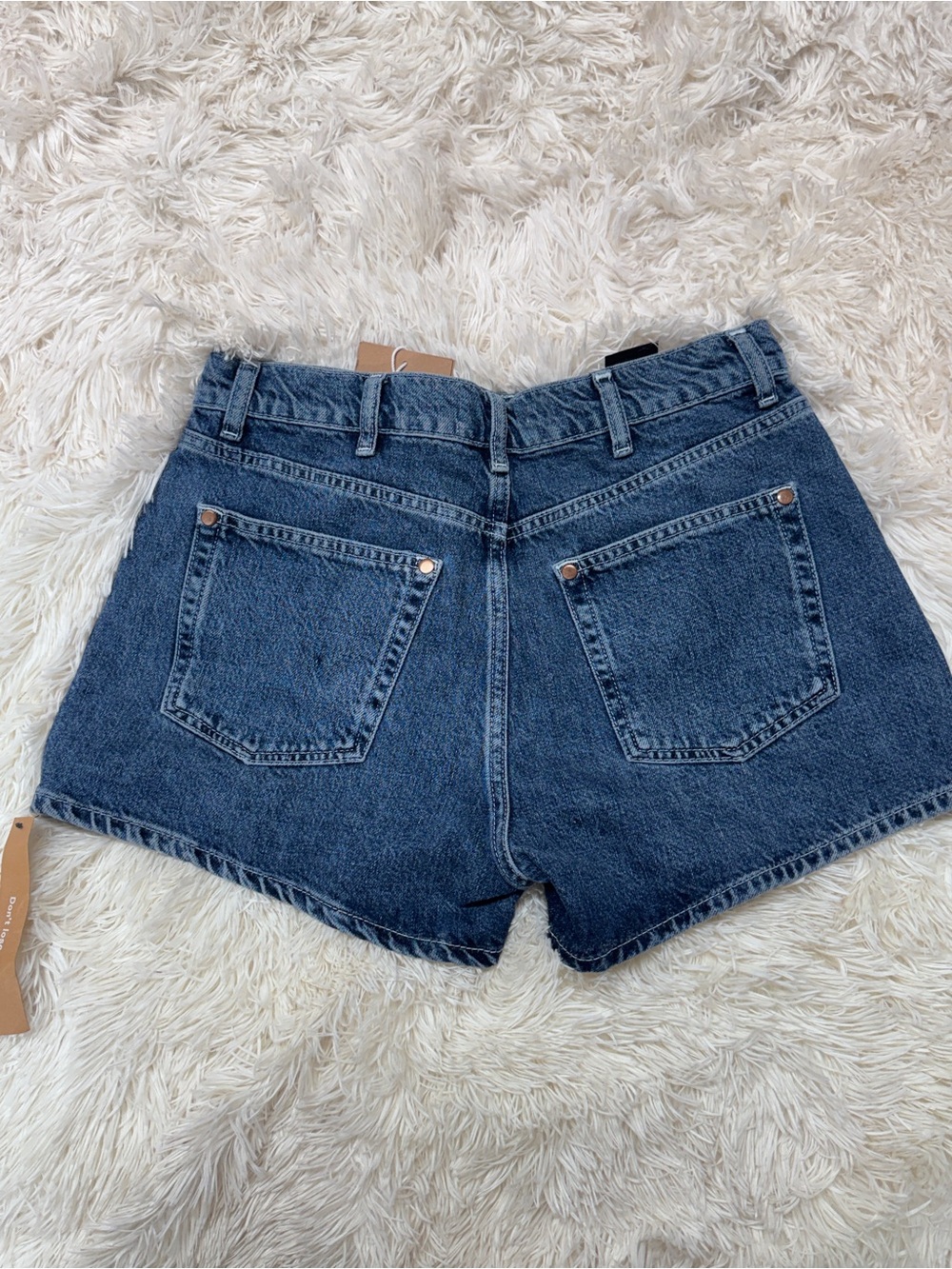 Reformation ‘Cowboy High Rise’ Jean Shorts - Women’s 28, Blue - Picture 3 of 5